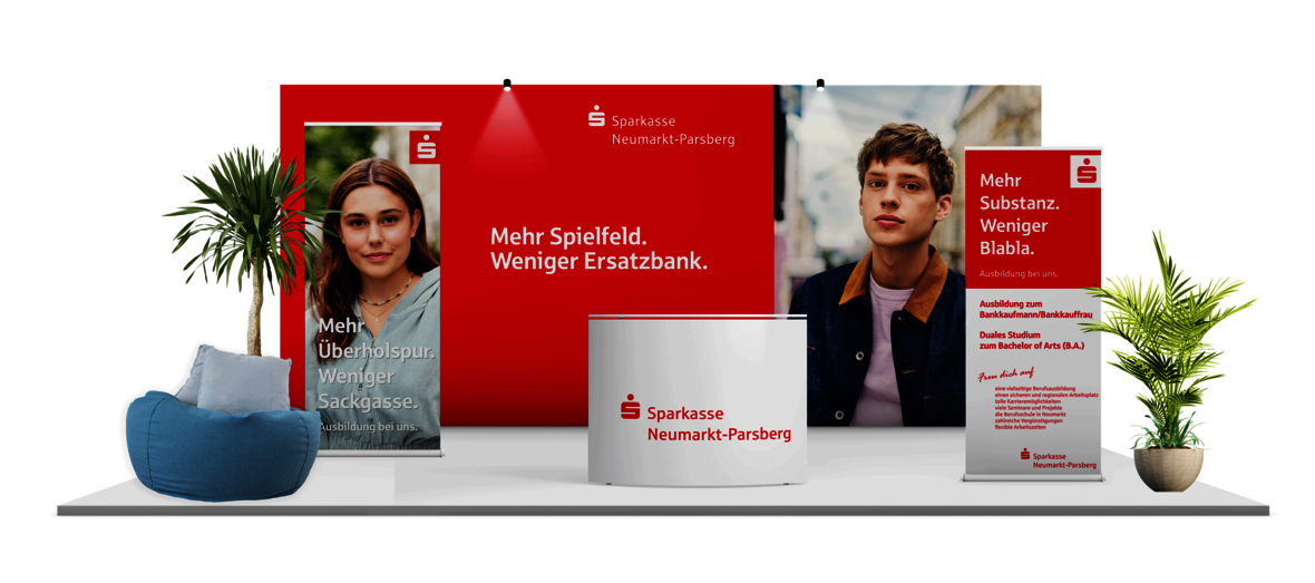Messestand Sparkasse Neumarkt - Parsberg