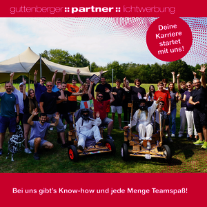 Titelseite Azubiflyer Guttenberger + Partner
