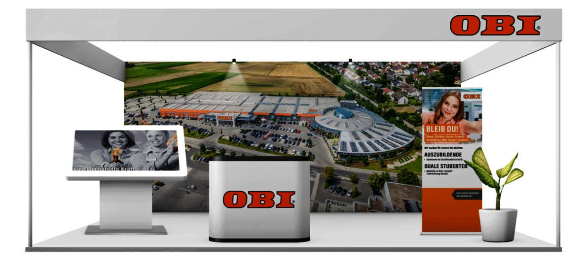 Messestand OBI Markt Neumarkt